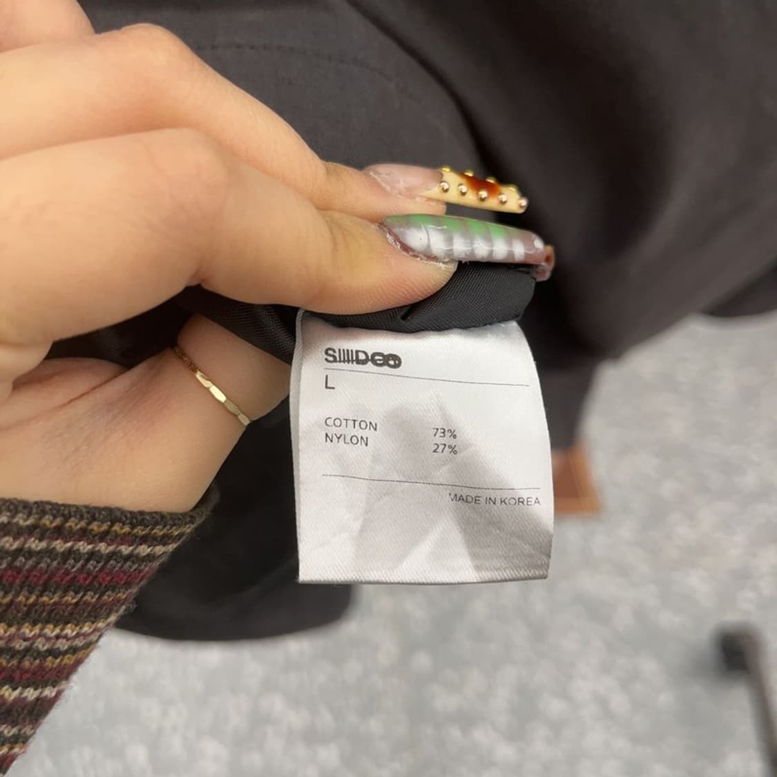 시도 빈티지 캐주얼 모던시크 워크 자켓 L C09462 상품이미지6