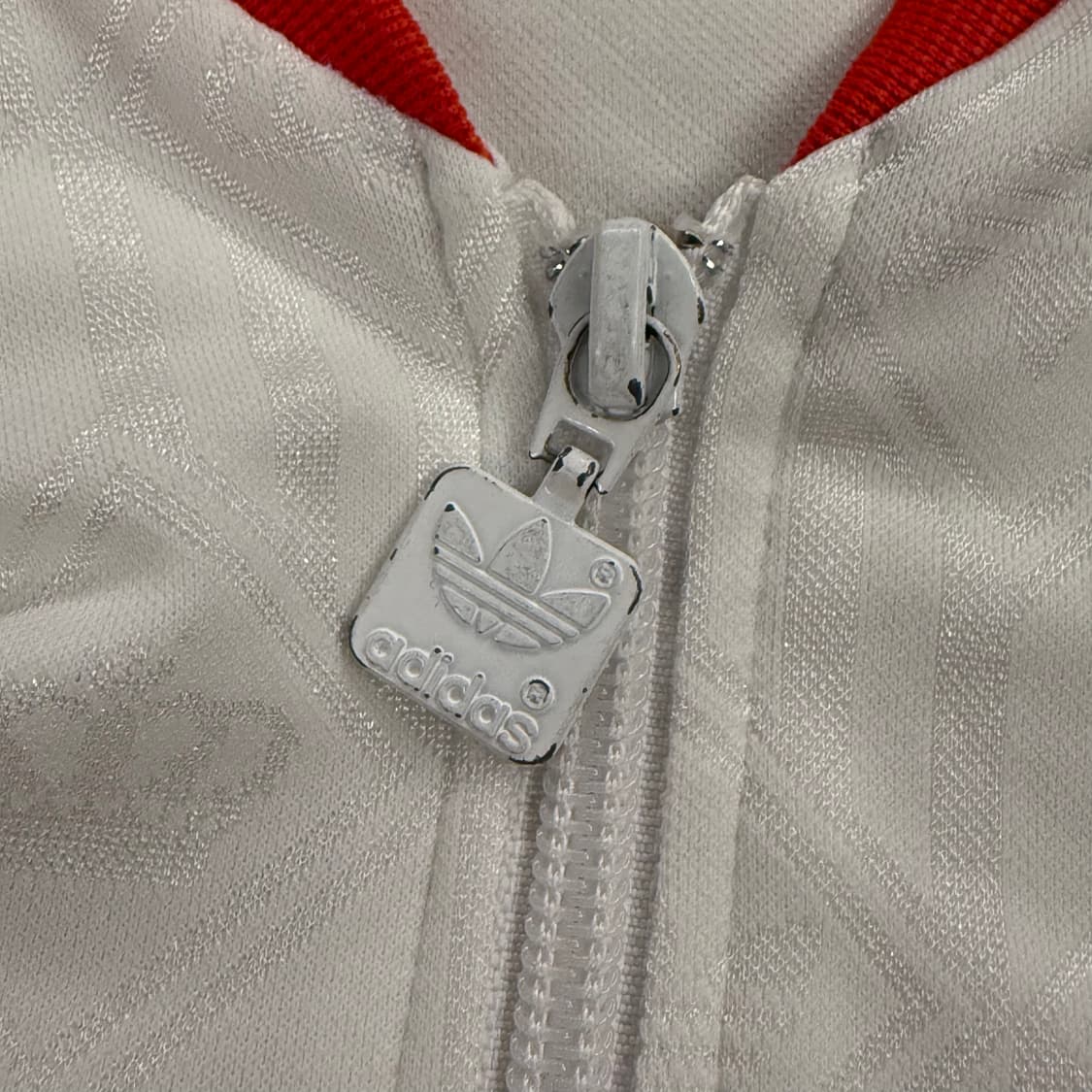 아디다스 미시엘리엇 화이트 오렌지 슬림핏 져지 트랙탑  상품이미지7