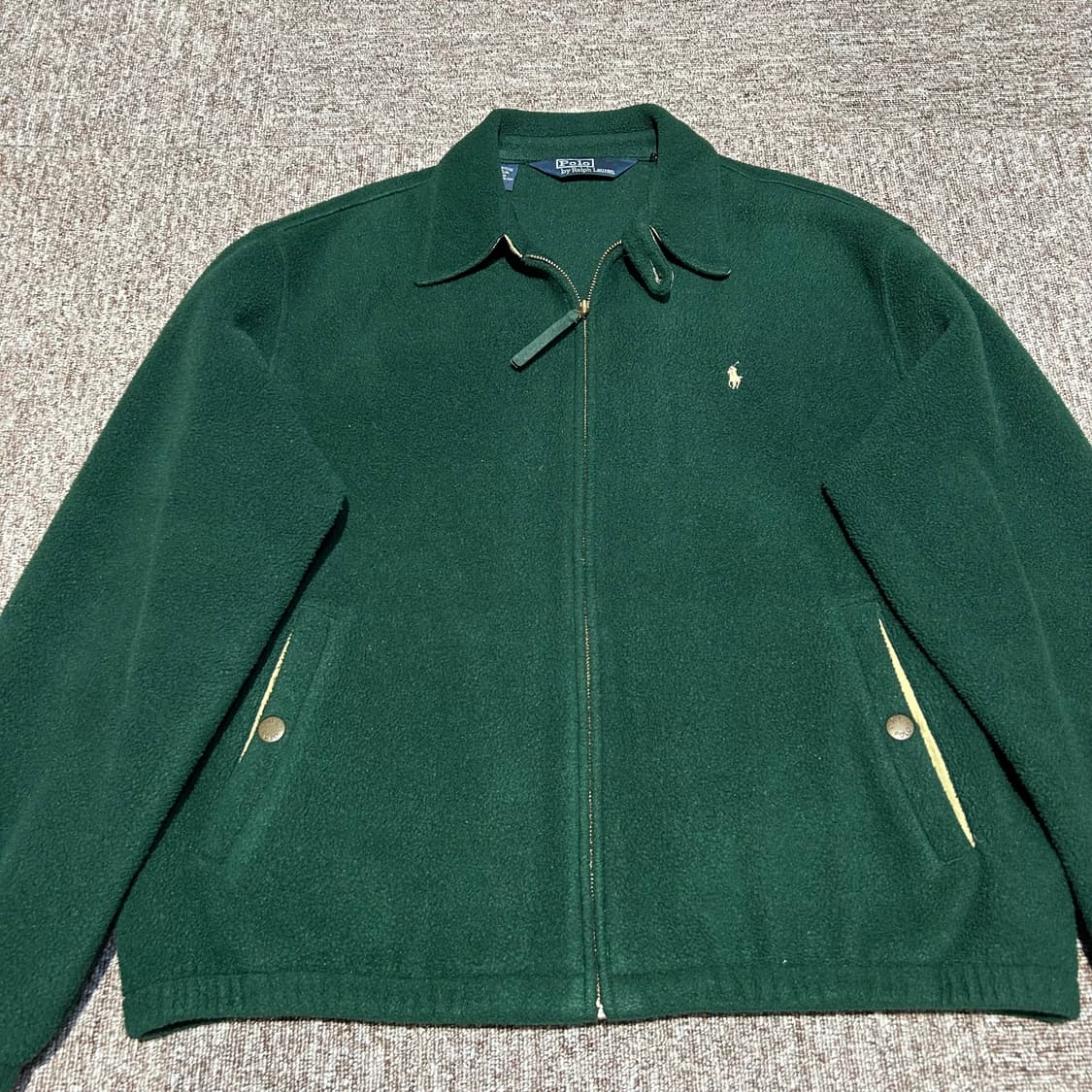 XL) 폴로 랄프로렌 폴라텍 플리스 후리스 블루종  상품이미지2