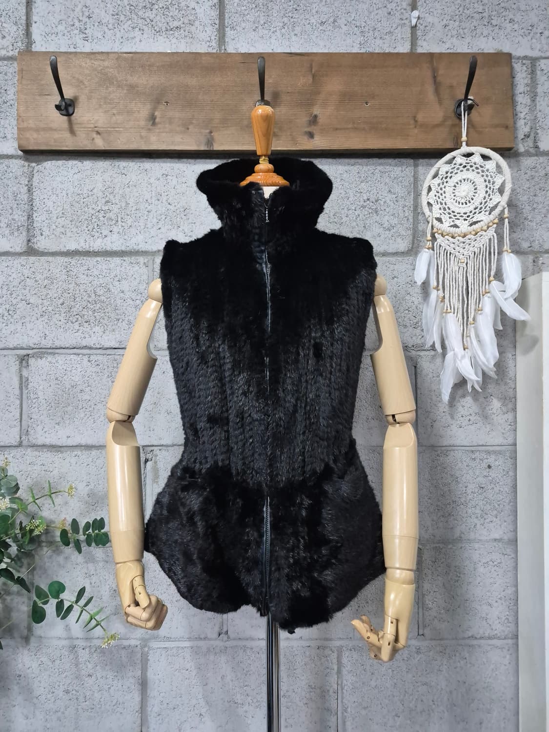 밍크니팅조끼 상품이미지1