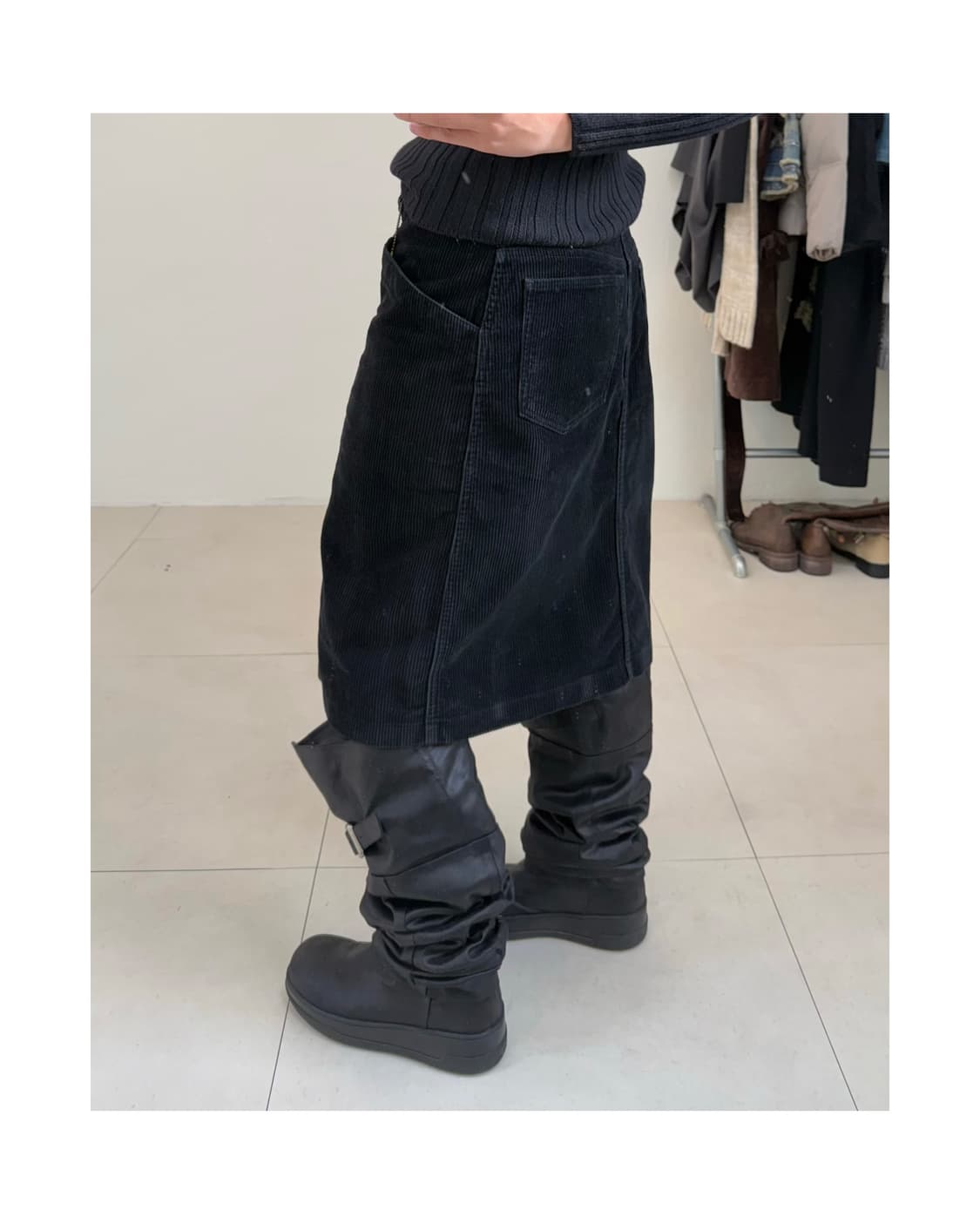 빈티지 코듀로이 스커트 상품이미지1