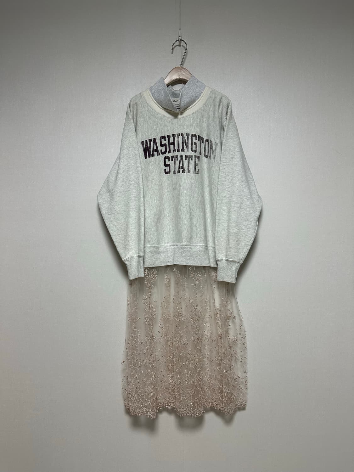 JPN Mother's Father 22 이소재 원피스 그레이 상품이미지1