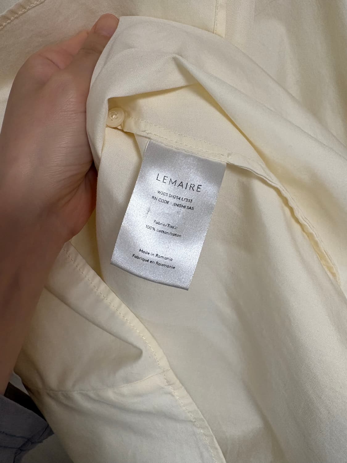 [34] 르메르 트위스트 드레이프 셔츠 상품이미지8