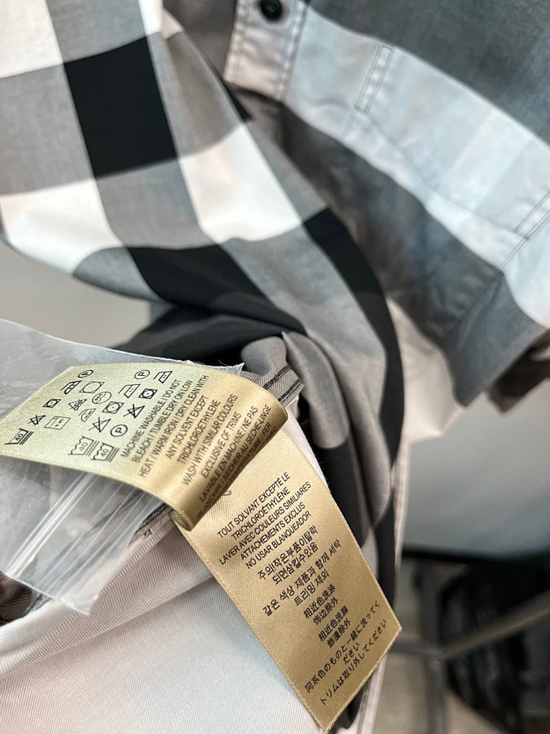 105) 버버리 체크 반팔셔츠  상품이미지8