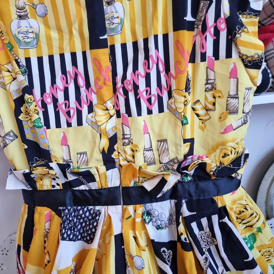 Honey Bunch 허니번치 퍼퓸 로즈  주얼리 아카이브 원피스 상품이미지9