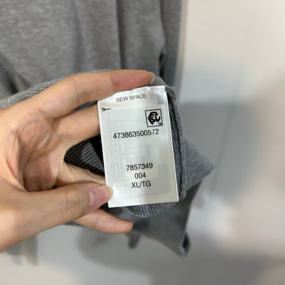 타미힐피거 남성 니트 XL 그레이 상품이미지4