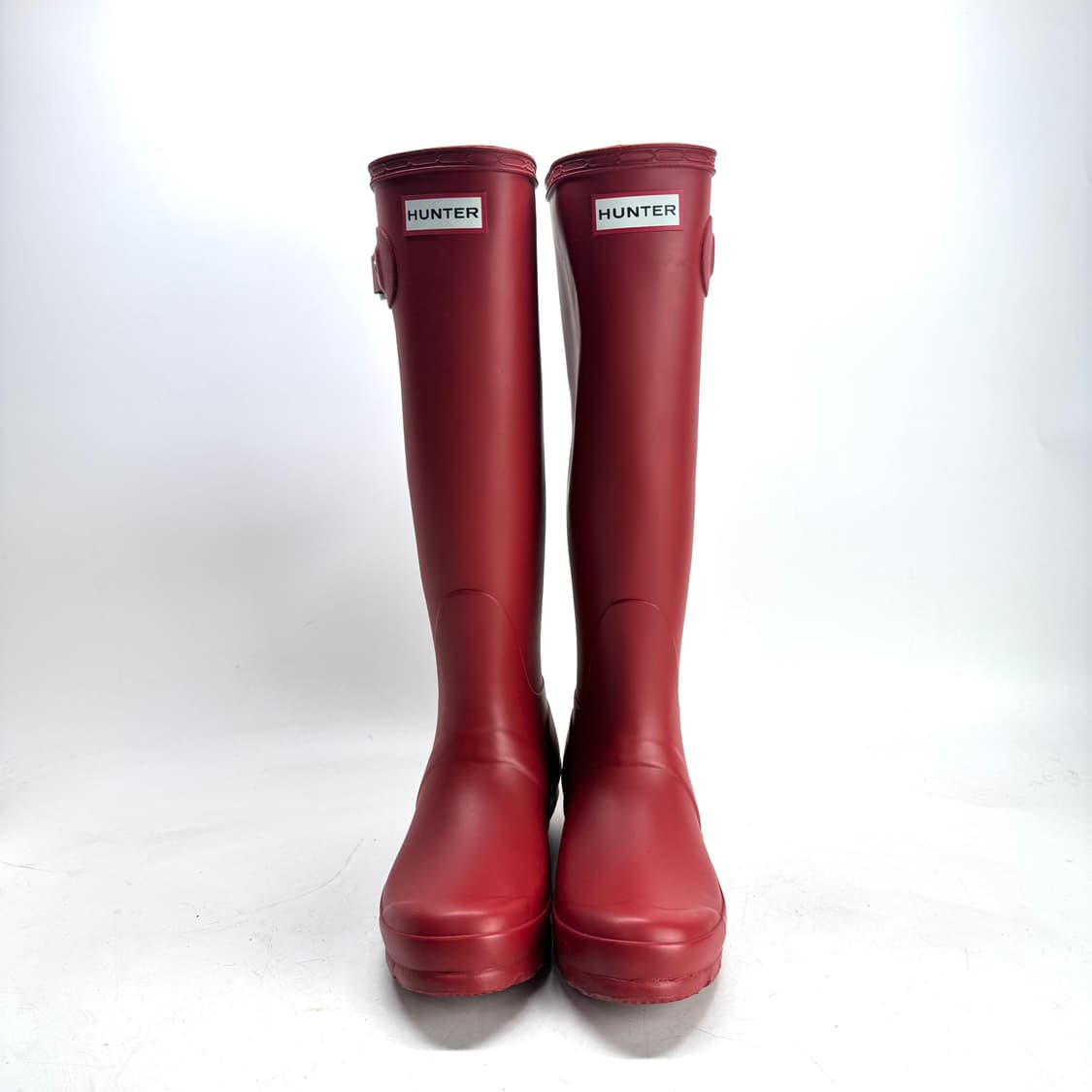 220) HUNTER 헌터 오리지널 톨 레인부츠 레드 상품이미지3