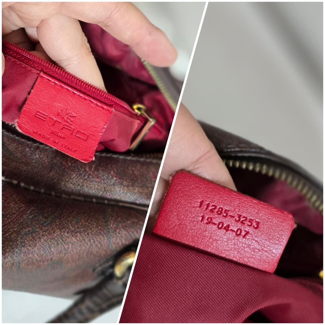 정품  에트로  페이즐리  토드백 상품이미지3