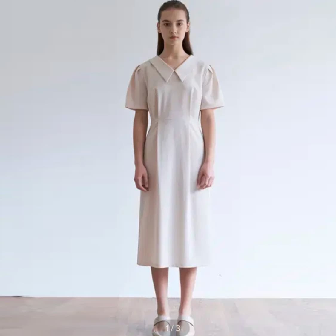 스프링크로커스(springcrocus) 카라 원피스 55-66 새상품 상품이미지1