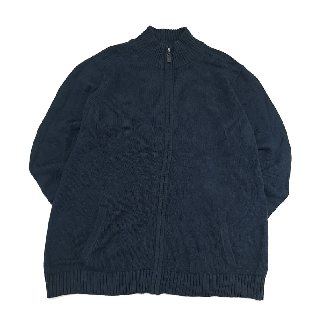 CN457 엘엘빈 2XLT 엘엘빈 다크네이비 집업 긴팔 니트 스웨터 상품이미지1