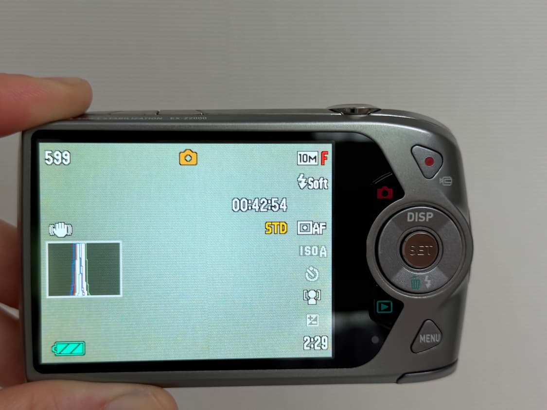 카시오 엑슬림 ex-z2000 상품이미지7