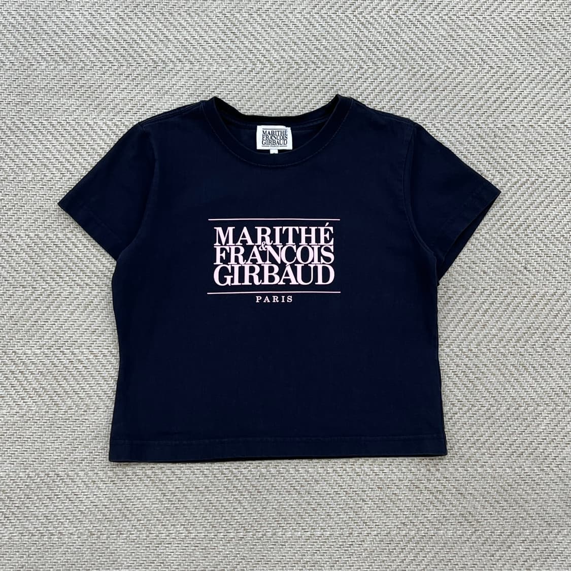마리떼 프랑소와저버 로고 크롭 반팔티 r3444 상품이미지1