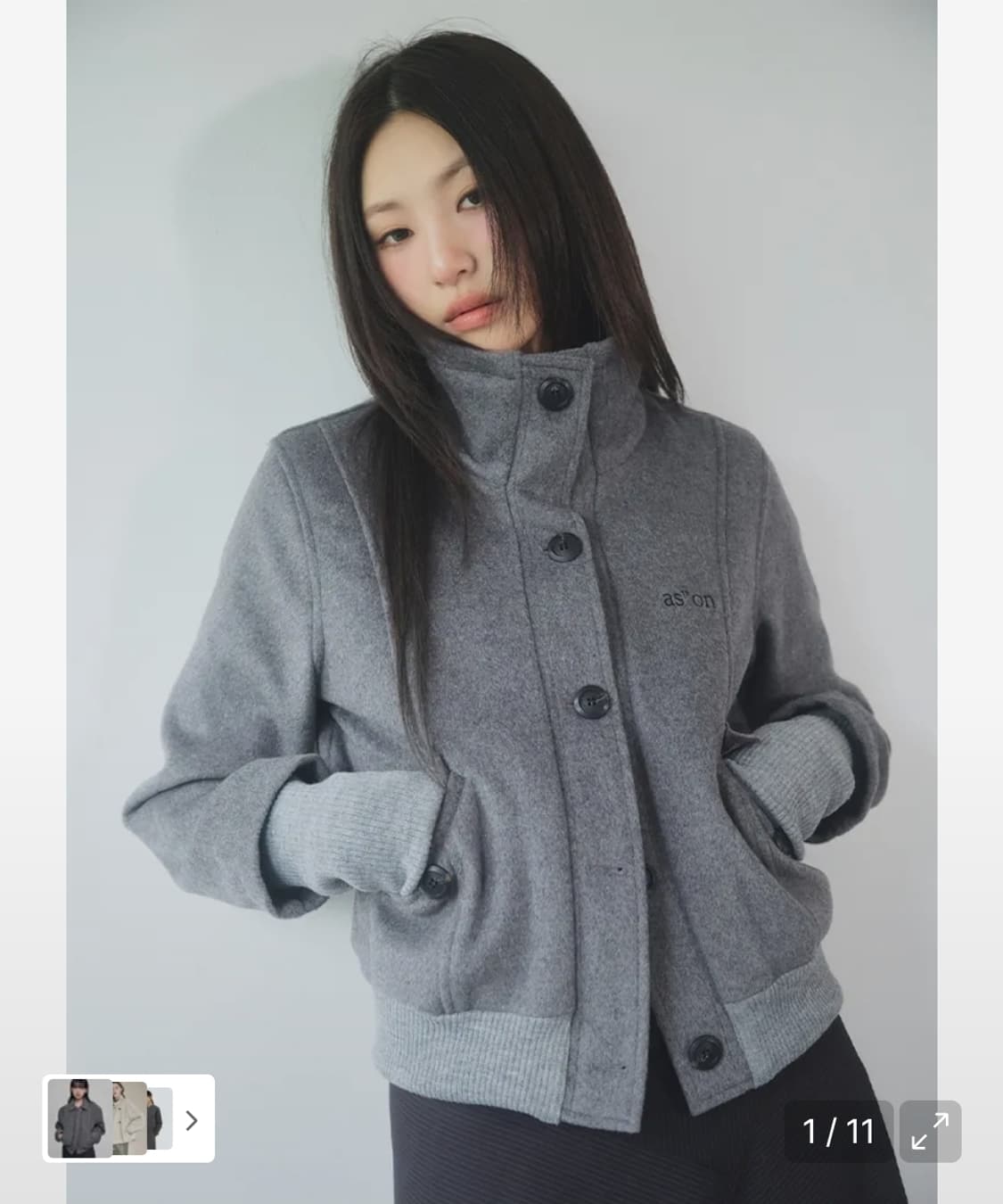 애즈온 덤보 울자켓 새상품(배송지변경) 상품이미지1