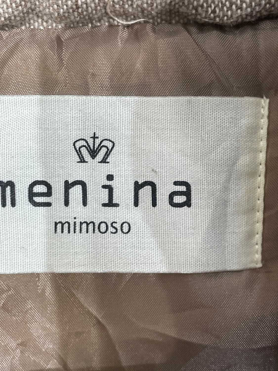 일본빈티지 울프죠 menina 트위드 퍼 후드 패딩 점퍼   BIKI F 상품이미지9