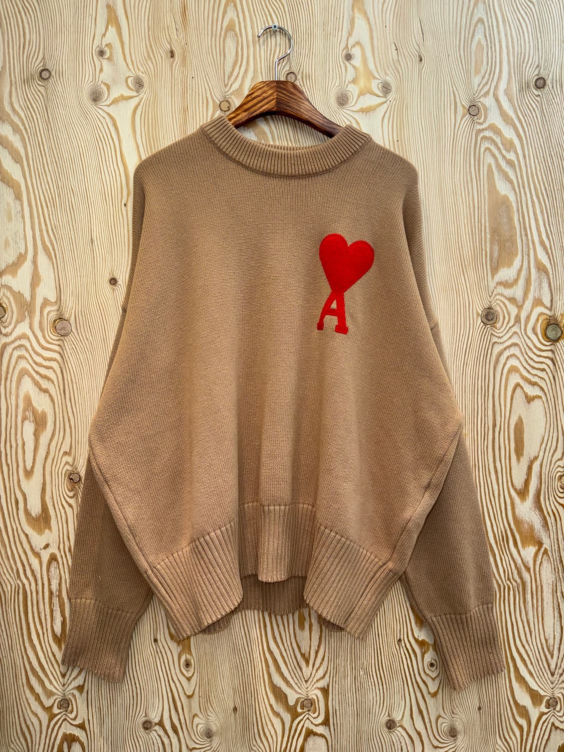 아미 빅 하트 로고 니트 상품이미지1