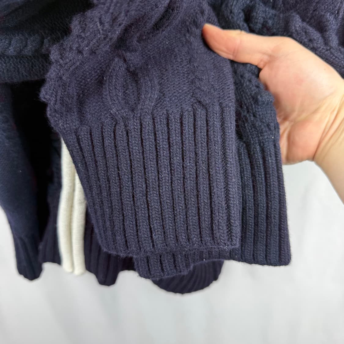 (F) 럭키슈에뜨 ATELIER 케이블 꽈배기 니트 집업 상품이미지5