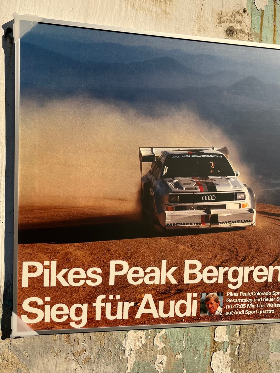 아우디 빈티지 포스터 (액자포함) 상품이미지2