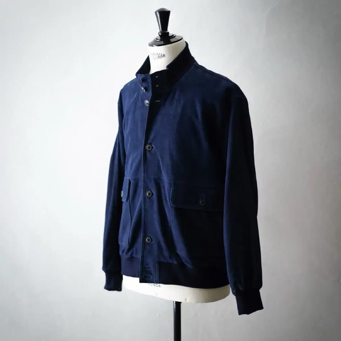 헤릴 램스킨 스웨이드 블루종 24aw 상품이미지1