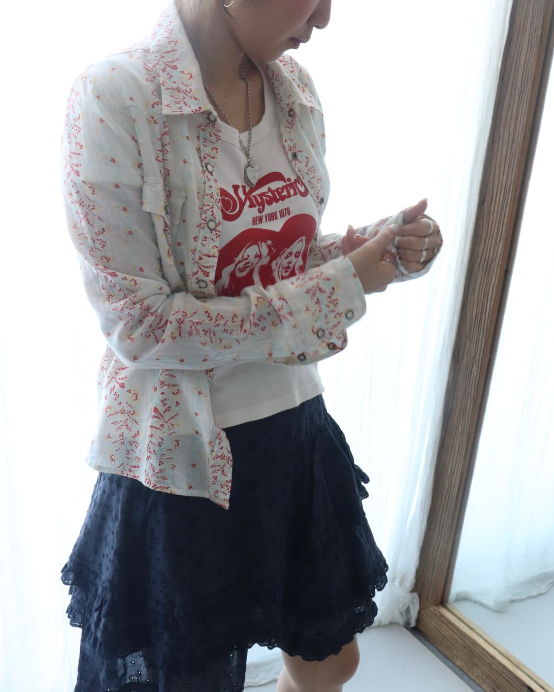 Vintage Soft Floral Shirt 상품이미지5