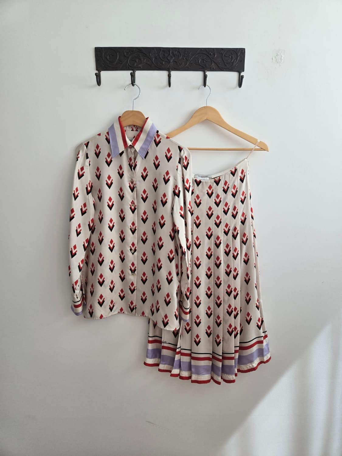 발렌티노 실크 셋업 상품이미지1