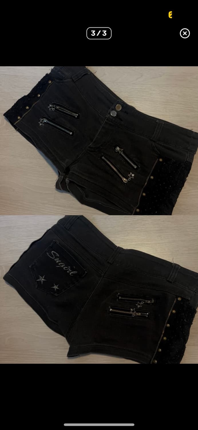 vintage punk shorts 상품이미지1