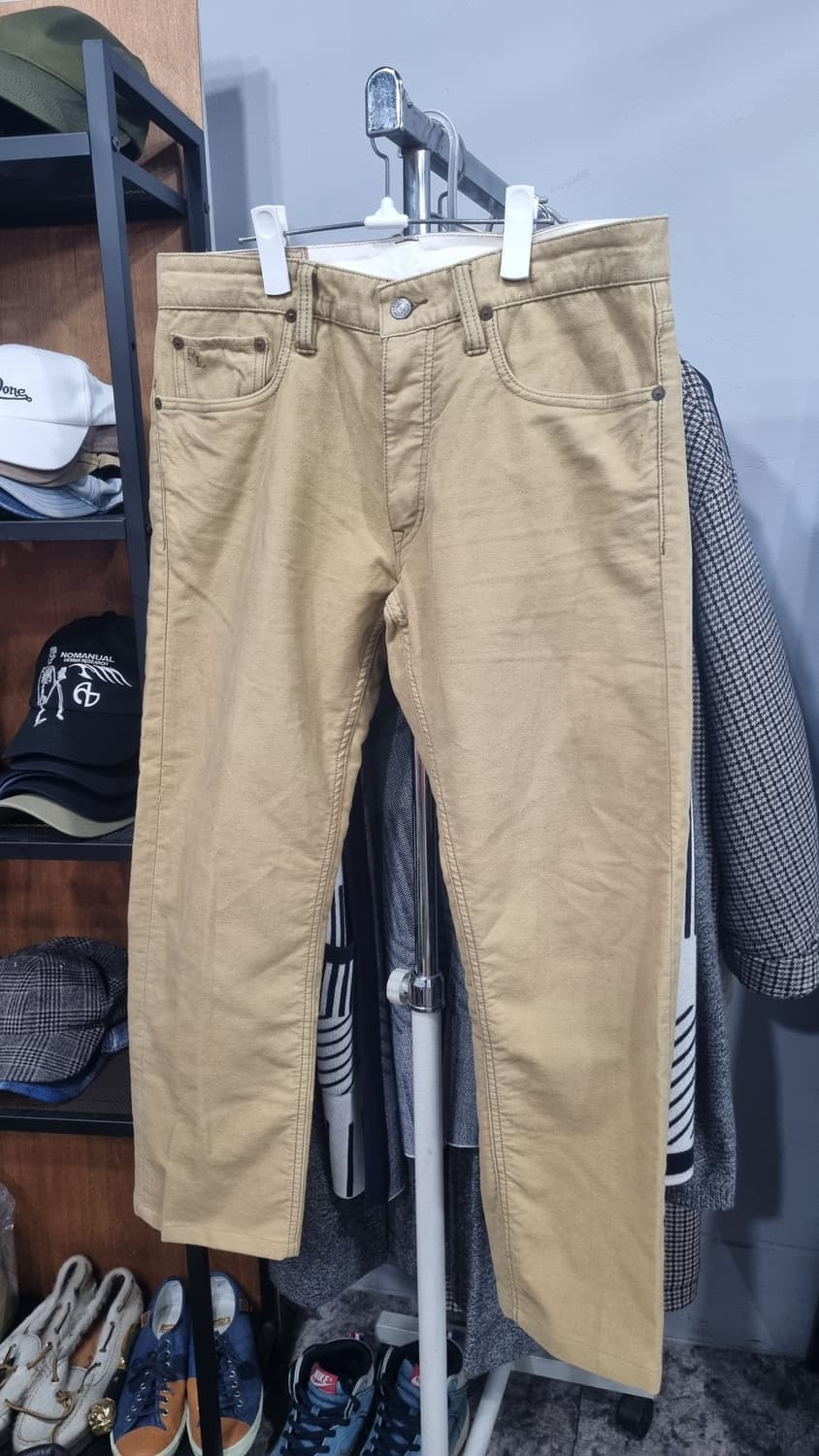 POLO 추동용 치노팬츠 허리단면42(32) 기장92 상태8/10 상품이미지1
