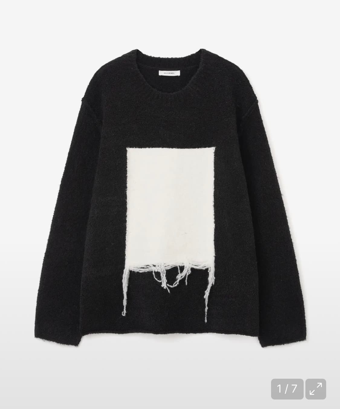 밀로우먼 부클 스웨터 풀오버 니트 상품이미지1