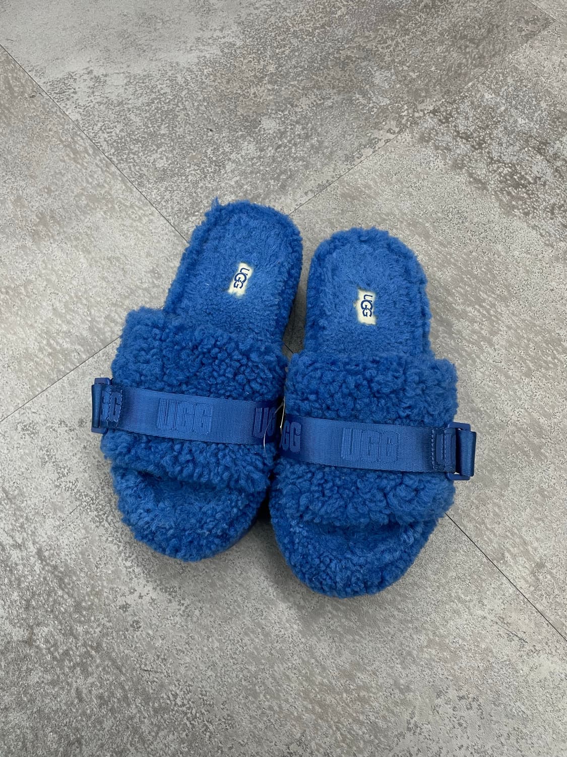 어그 플러피타 플랫폼 블루 슬라이드 H1311 상품이미지2