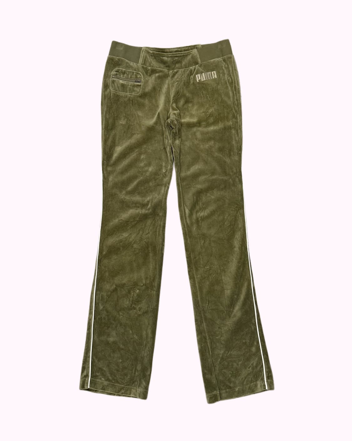 khaki velvet low-rise training pants 상품이미지2