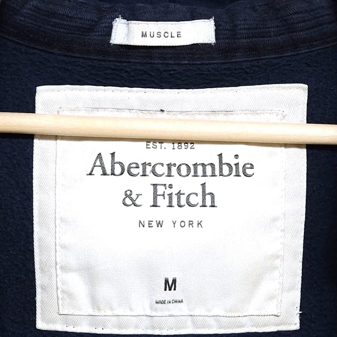 M)Abercrombie 아베크롬비 워시드 네이비 후드 집업 상품이미지6