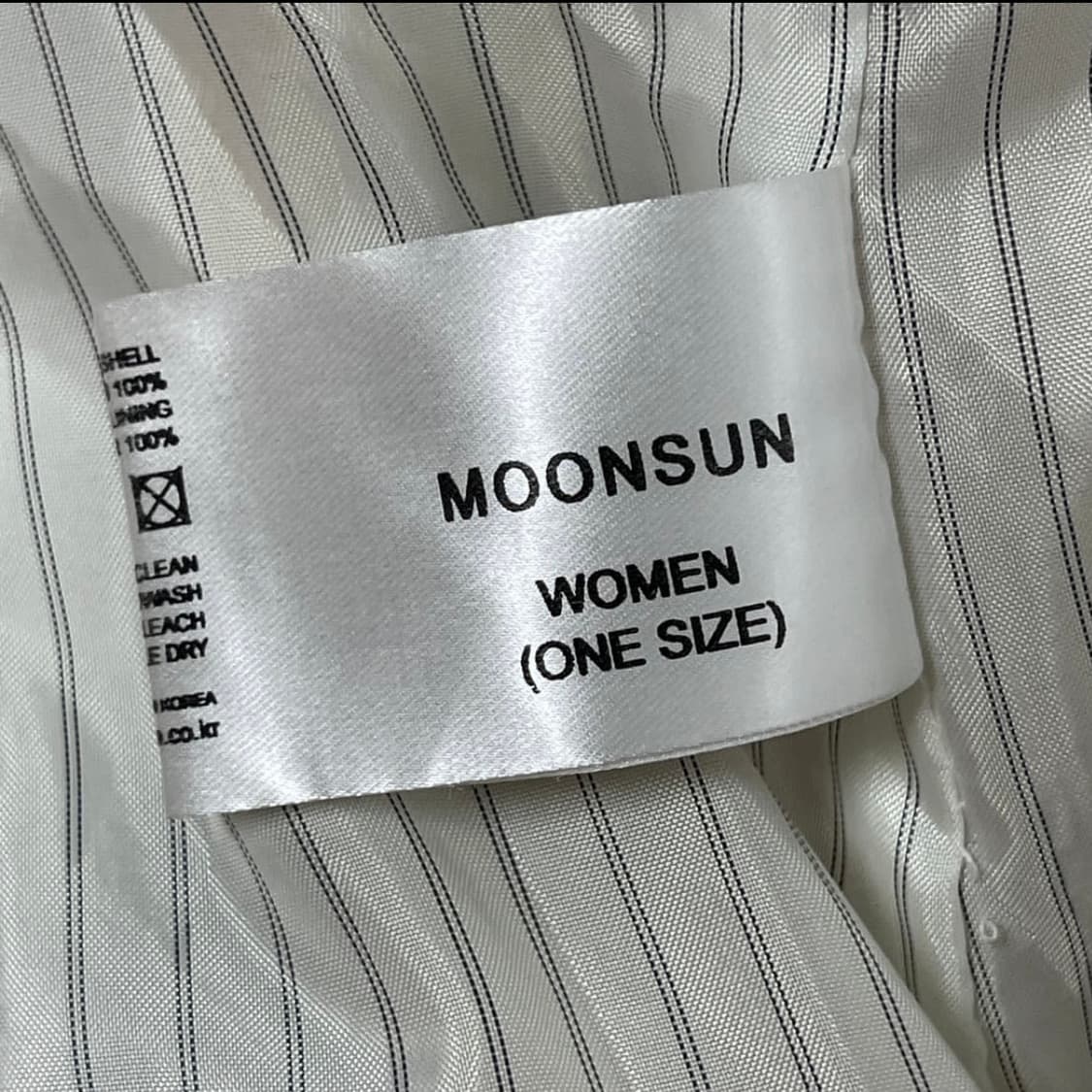 문선 아가일 홀 코튼 블루슨 카멜 브라운 블루종 자켓 상품이미지6