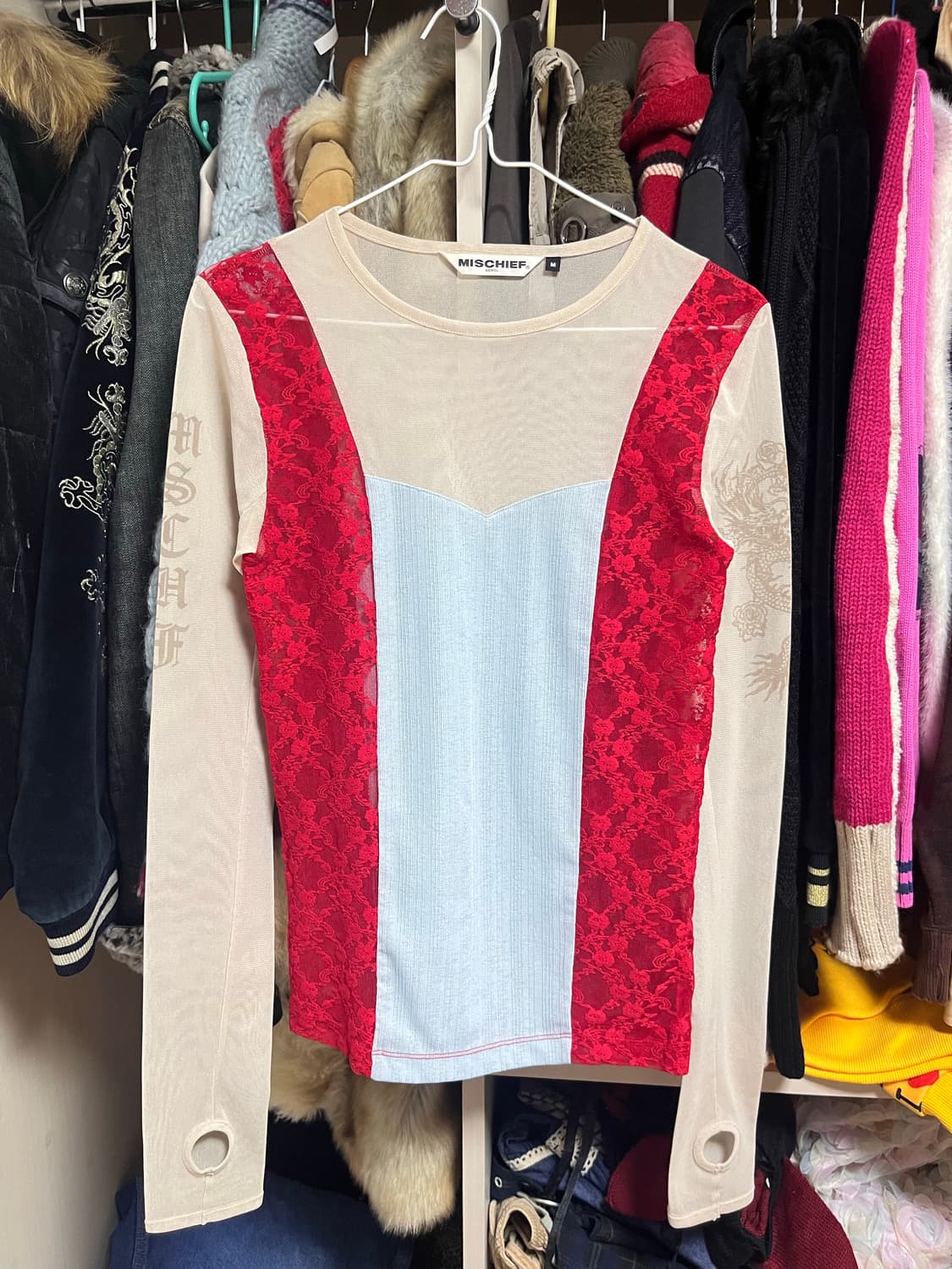 미스치프 시스루 슬리브 상품이미지2