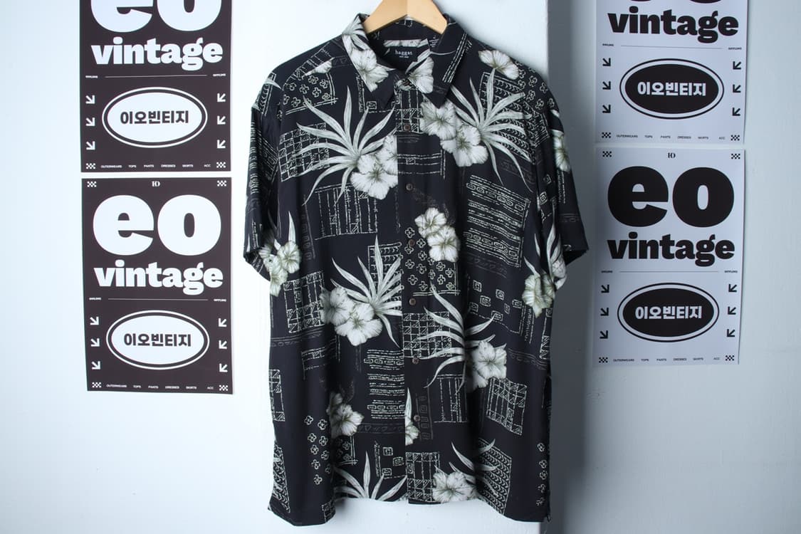 (XL-2XL) 브랜드빈티지 반팔셔츠 남방 USA 하와이안-H33336 상품이미지2