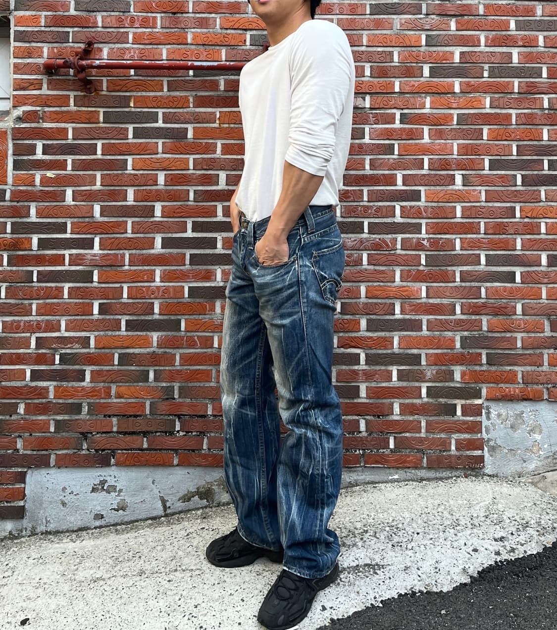 리바이스 503 워싱 데님 진 상품이미지2