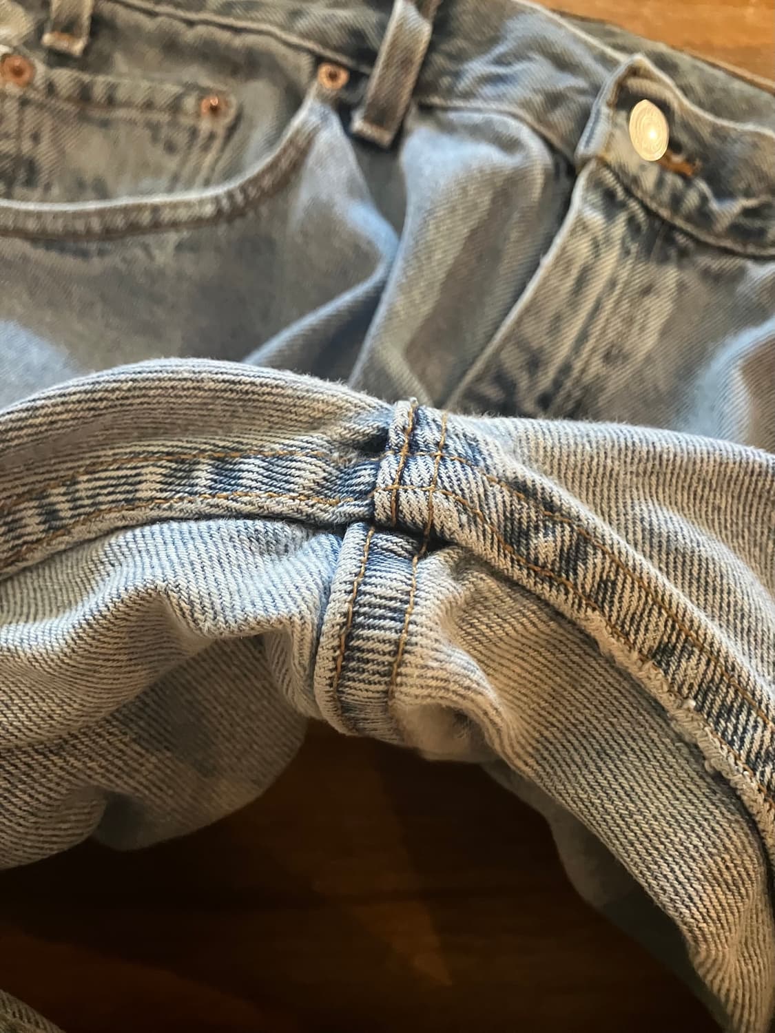 90s USA 빈티지 리바이스 505 데님 팬츠 상품이미지8