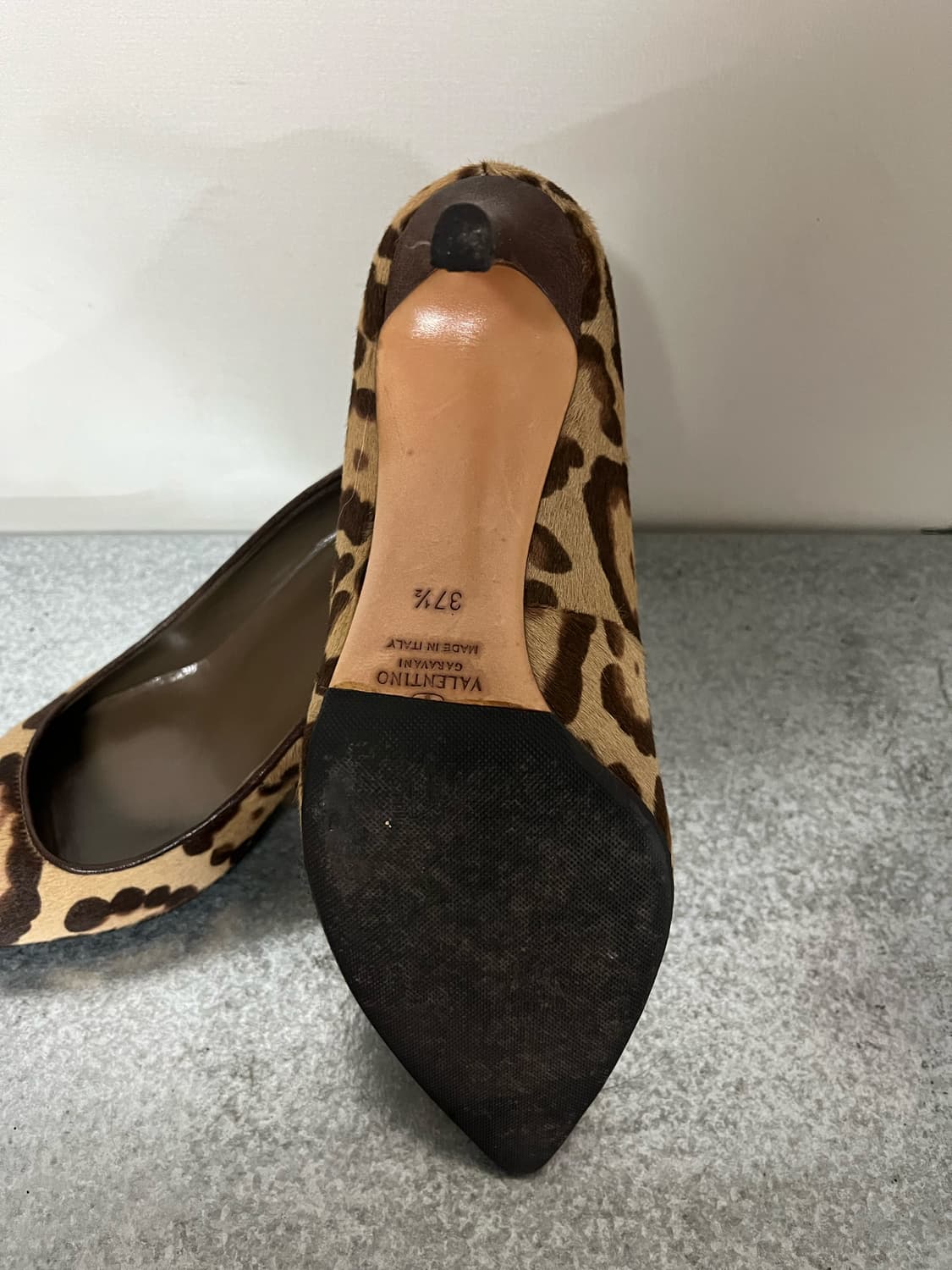 발렌티노가라바니 호피 송치 힐 37 1/2 상품이미지3