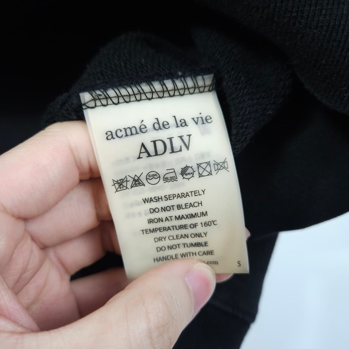 아크메드라비 후드티 블랙 상품이미지7