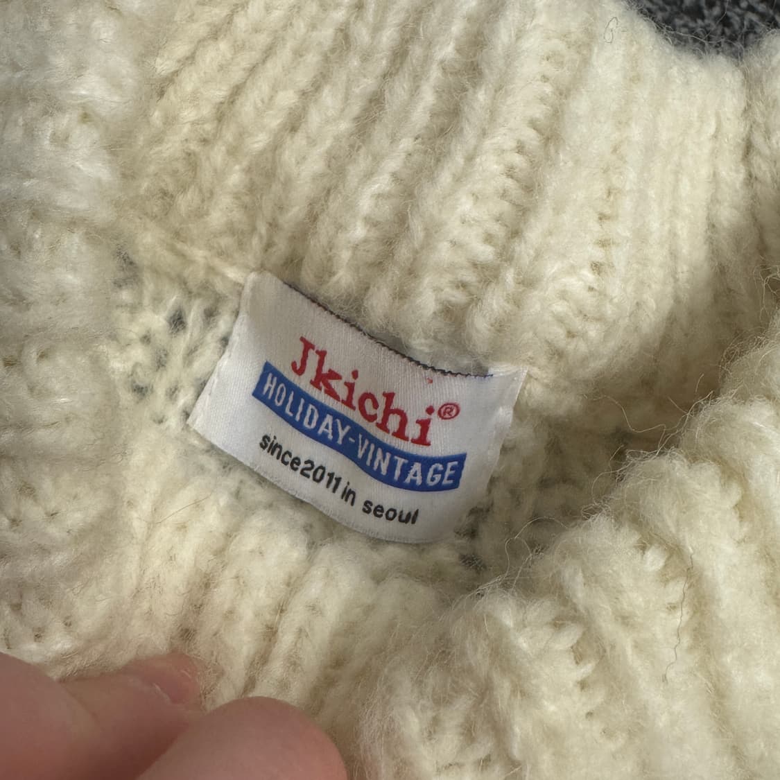 새상품) 제이키치 알파카 니트원피스 상품이미지5