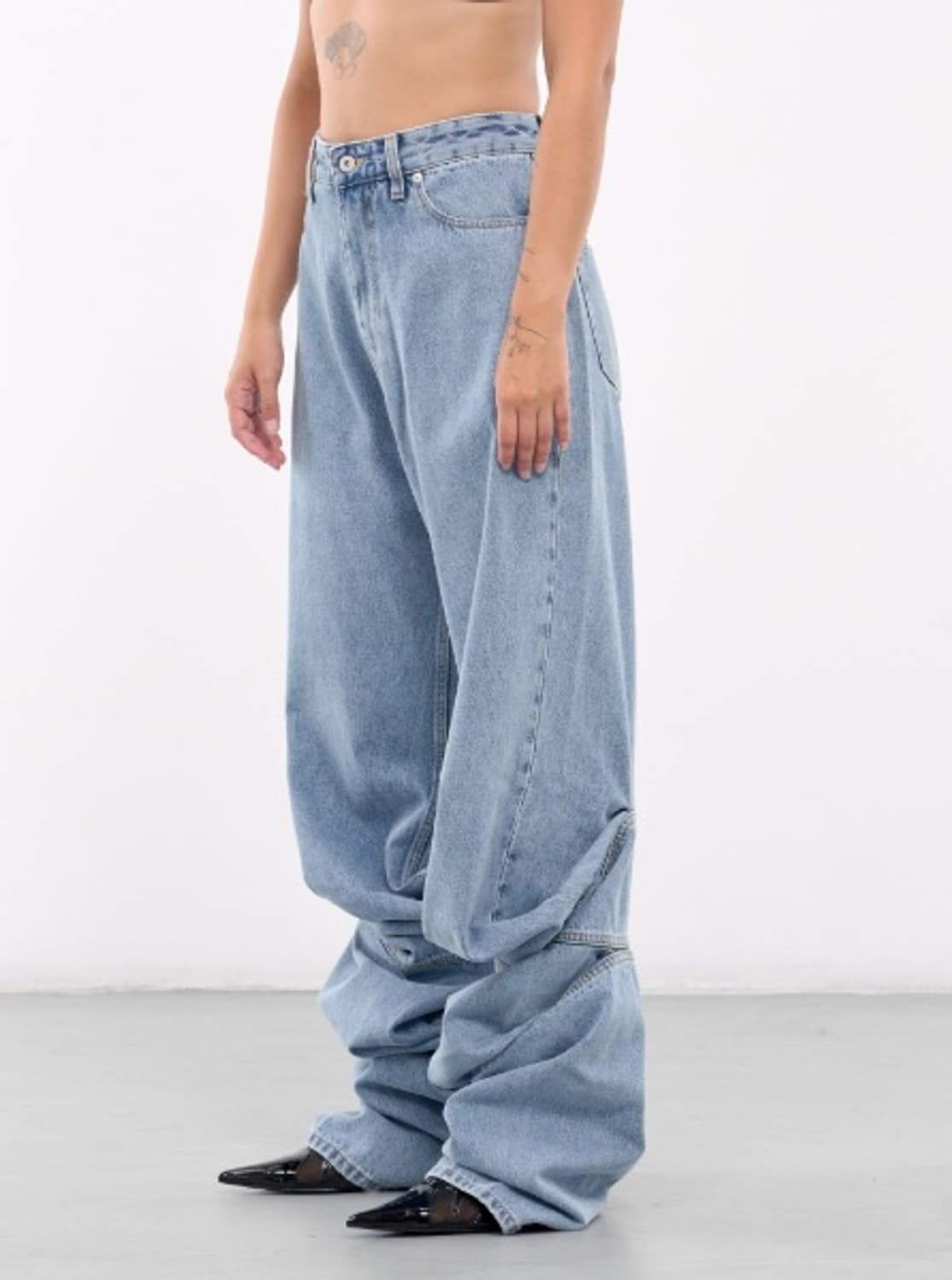 Y-Project Evergreen Draped Cuff Jeans 상품이미지2