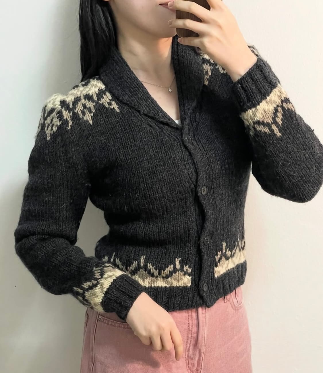켈빈 노르딕 니트 가디건 상품이미지1