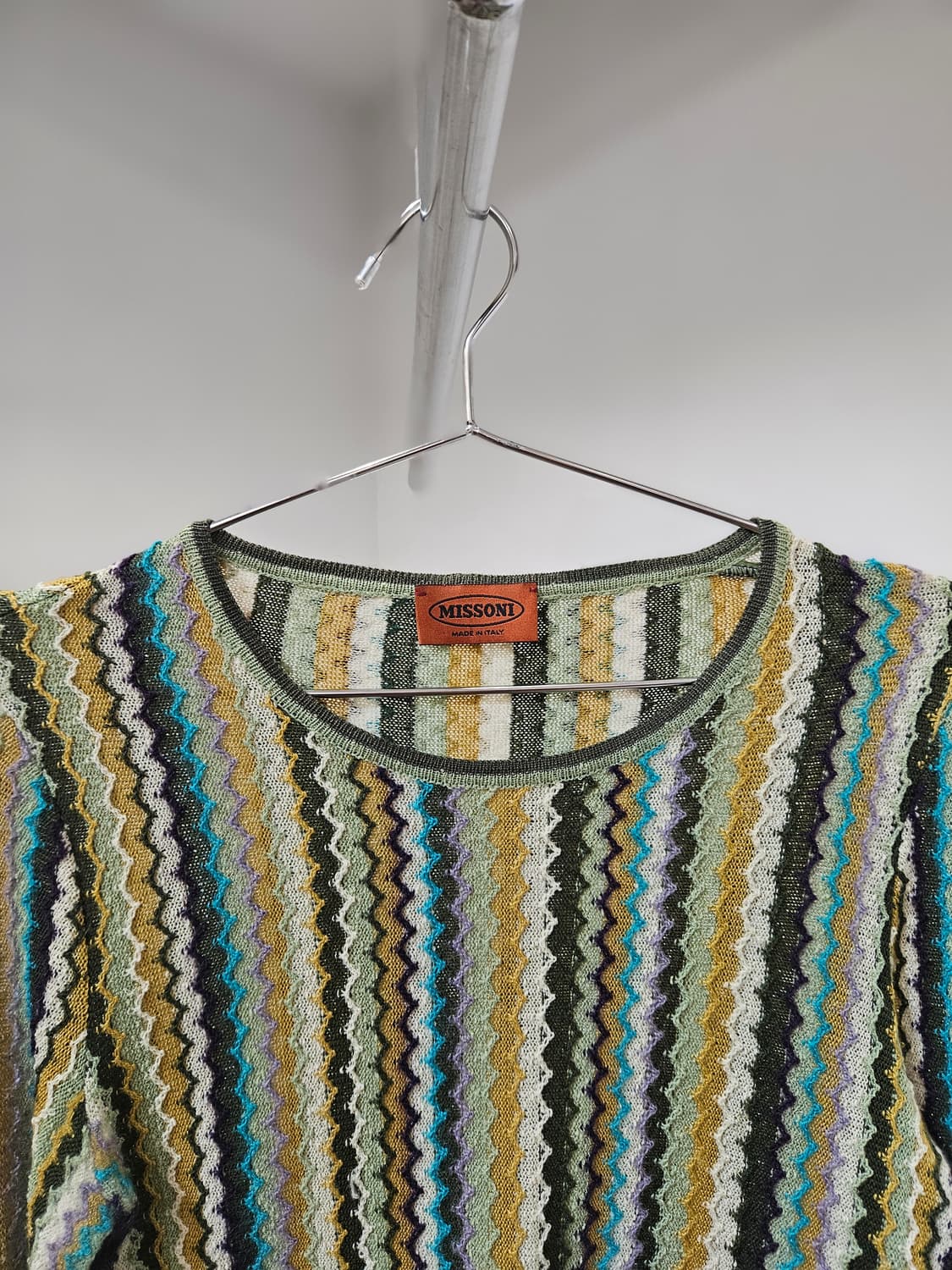 미쏘니 스프라이트 패턴 니트 상품이미지2