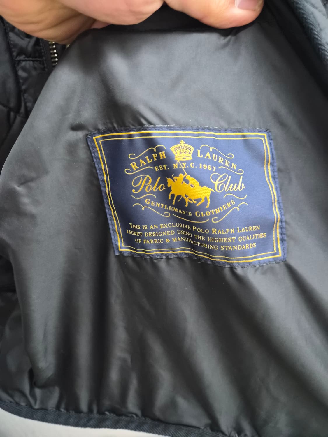 L) 폴로 랄프로렌  퀼팅 자켓 팝니다 상품이미지4