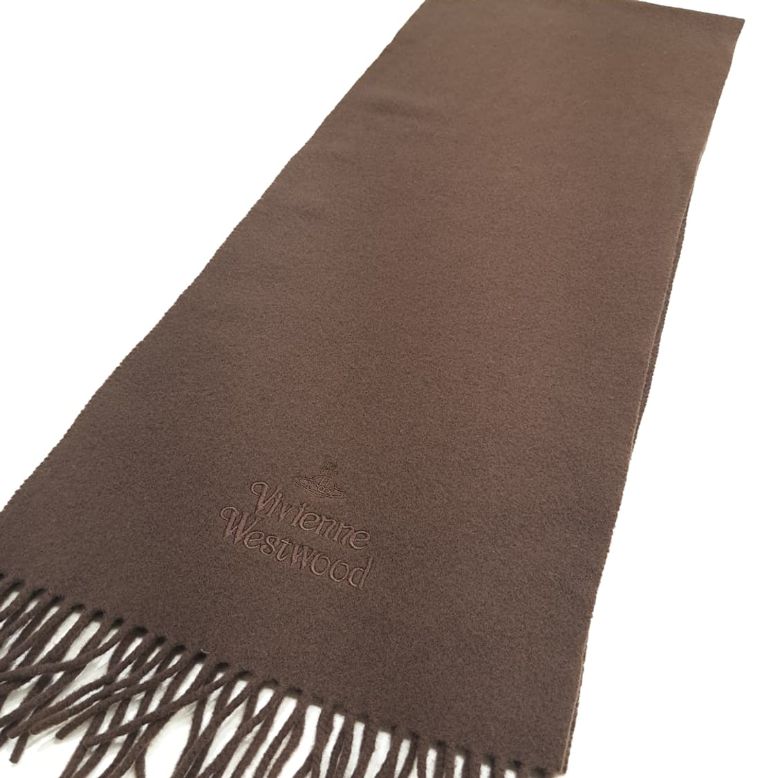 MX114 비비안 웨스트우드 초코브라운 목도리 머플러 상품이미지6
