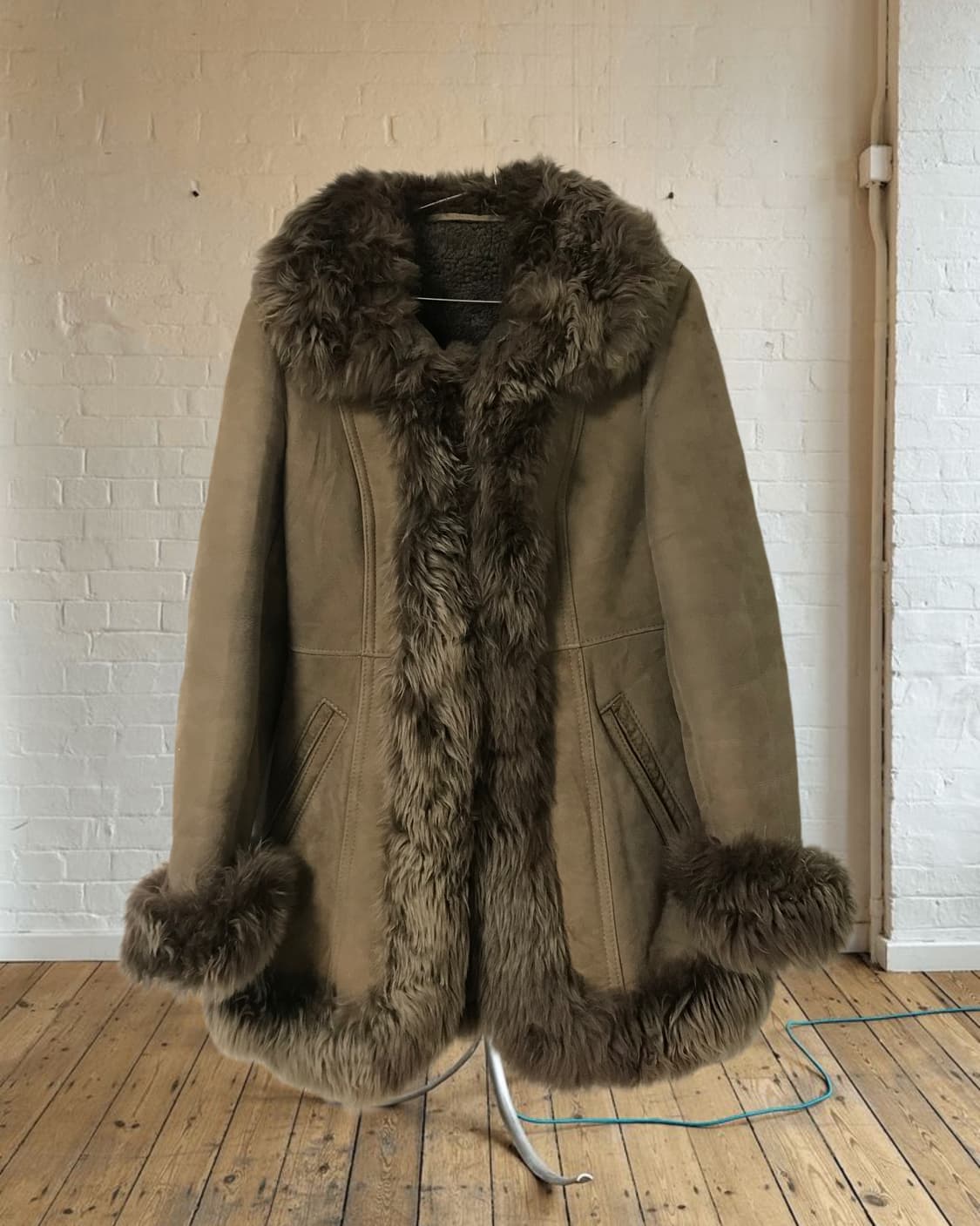 vintage shearling coat 상품이미지4
