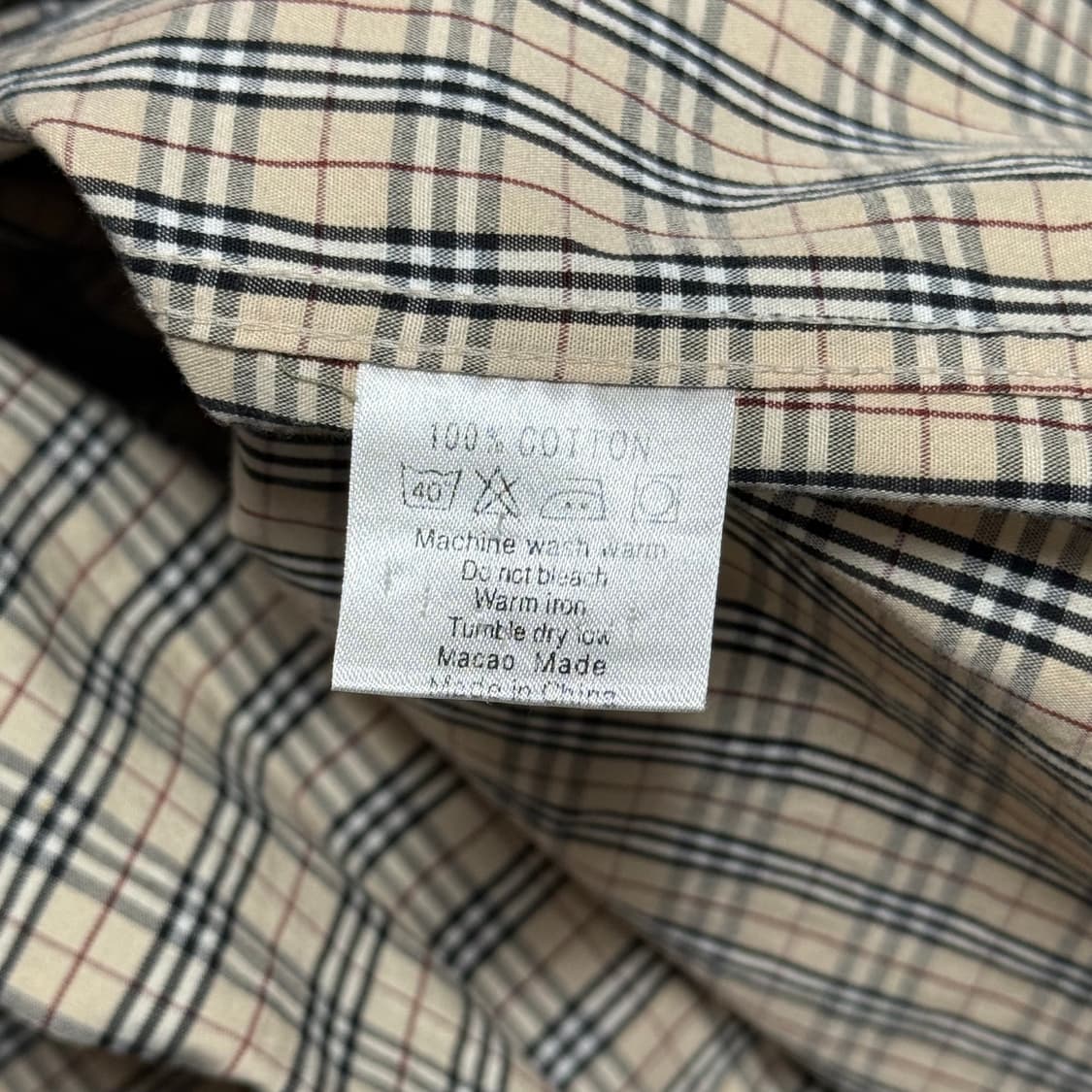 L 버버리 노바체크 셔츠 상품이미지5