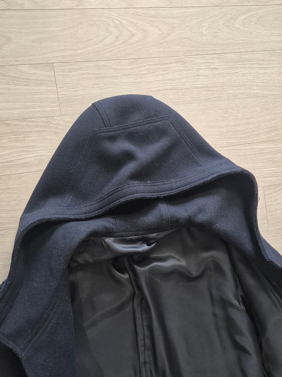 브랜드 고급 울원단 후드코트 컨템 상품이미지5