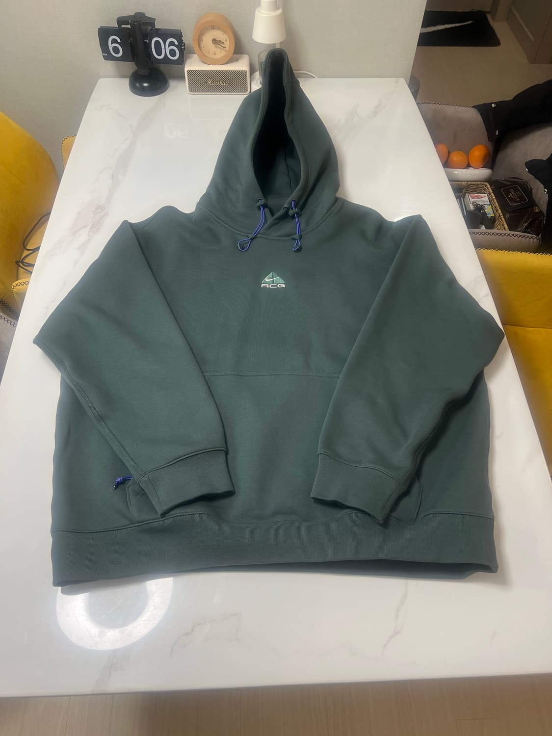 [XXL] 나이키 ACG 써마핏 플리스 풀오버 후드 빈티지 그린 상품이미지1