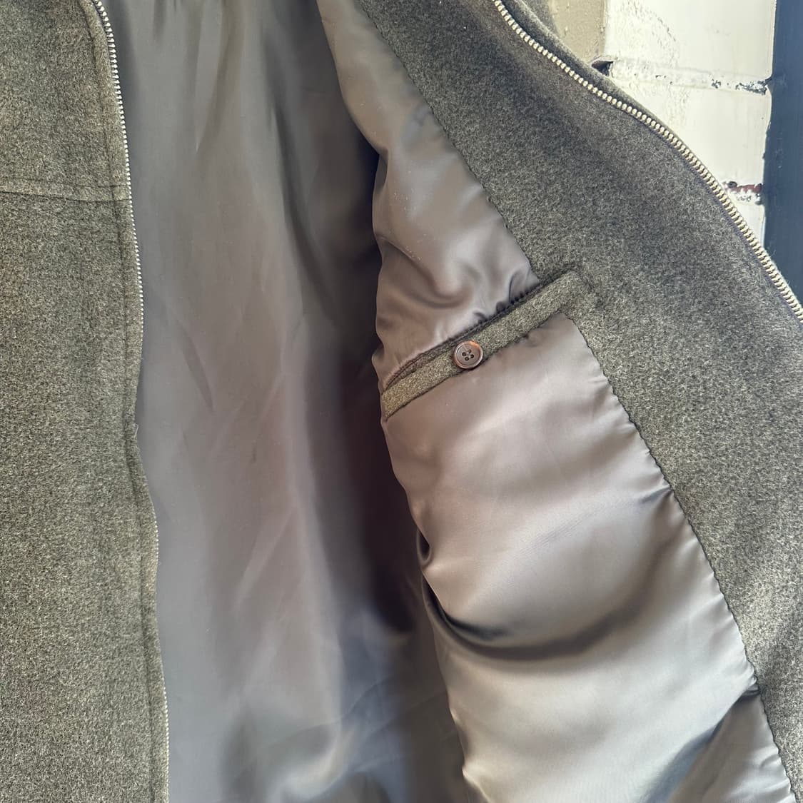 15502 - 라코스테 카키 울 자켓 상품이미지4