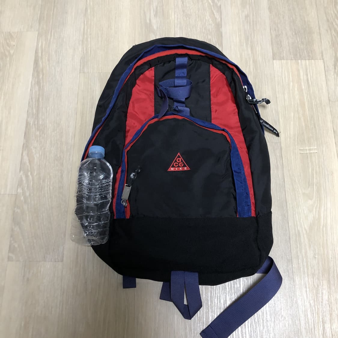 (OS) 90's 나이키 NIKE ACG 유틸리티 백팩 가방 네이비 레드 상품이미지10