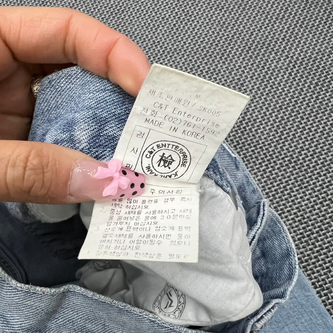 칼카니 데님 카펜더 버뮤다 팬츠 상품이미지6